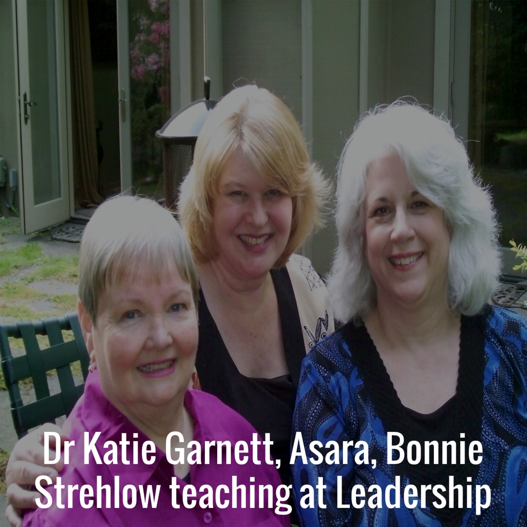 Dr Katie Garnett, Asara, Bonnie Strehlow teaching at Leadership